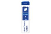 Skrive- og Tegneværktøjer - Staedtler MARS MICRO MINE 0,7mm B, 12 ETUIER Á 12 MINER - 250 07-B