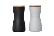 Køkkentilbehør - AdHoc Salt and Pepper Mill Twin Mini Black Grey 13.3 cm - MP125