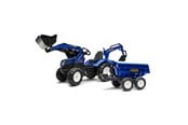 Løbecykler, Gåbiler & Scootere - Falk Rendegraver inkl. vogn med tiplad New Holland - 808-143