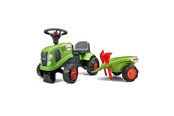 Løbecykler, Gåbiler & Scootere - Falk Traktor med trailer, rive og skovl Baby Claas - 808-020