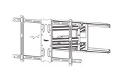Vægbeslag, AV-Beslag & AV-Møbler - Neomounts Select - Max 60 kg - recommended for 86" - WL40S-850BL18