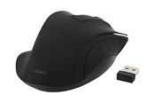 Mus - Deltaco MS-710 - Mouse optical 3 buttons wireless USB Black - Mus - Optisk - 3 knapper - Sort - MS-710