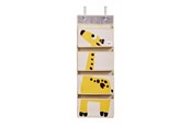 Børneværelse - 3 Sprouts Hanging Wall Organizer - Yellow Giraffe - IWOGRF