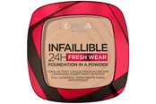 Makeup - L'Oréal Paris Infaillible 24h Fresh Wear Powder Foundation - 130 True Beige 9g - AA187100