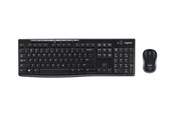 Tastatur - Logitech MK270 Wireless Combo - keyboard and mouse set - QWERTZ - Slovenian/Croatian - black - Tastatur & Mus sæt - Slovensk/kroatisk - Sort - 920-004532
