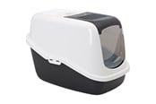 Katte - Savic Nestor Cat Toilet Home Black White 56x39cm - *DEMO* - K0227S
