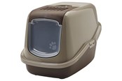 Katte - Savic Nestor Cat Toilet Home warm gray-chocolate brown 56x39cm - K0227B