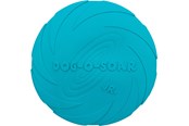Hunde - Trixie Dog Disc Frisbee Natural Rubber Blue 18cm - TX33501