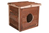 Gnavere - Trixie Natural Bark Wood House Jerrik Small Animals Mice Hamsters 15x14x13cm - TX62181