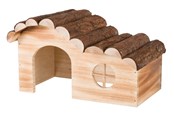 Kanin & gnaver - Trixie Hanne house guinea pigs bark wood/flamed 29 × 18 × 18 cm - TX61977