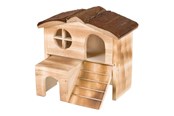 Kanin & gnaver - Trixie Kasja house mice bark wood/flamed 18 × 16 × 12 cm - TX61960