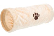 Katte - Trixie Playing tunnel plush ø 22 × 60 cm beige - TX42981