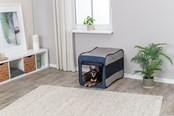 Hunde - Trixie Hundebur Twister foldbar polyester pop-up transportbur lille-mellem 50x52x76cm - TX39693