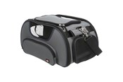Hunde - Trixie Wings airline carrier 28 × 23 × 46 cm grey/blue - TX28889