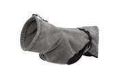 Hunde - Trixie Bathrobe for dogs terry cloth M: 50 cm grey - TX23573