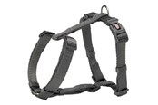 Hunde - Trixie Premium H-harness XXS–XS: 20–32 cm/10 mm graphite - TX204816