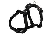 Hunde - Trixie Premium H-harness XXS–XS: 20–32 cm/10 mm black - TX204801