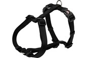 Hunde - Trixie Premium H-harness XS–S: 30–44 cm/10 mm black - TX203201