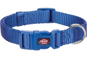 Hunde - Trixie Premium collar S: 25–40 cm/15 mm royal blue - TX202202