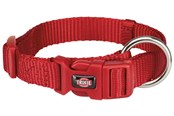 Hunde - Trixie Premium Collar Red S–M 30-45cm/15mm - TX201503