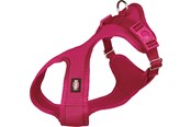 Hunde - Trixie Comfort Soft touring harness S: 33–50 cm/20 mm fuchsia - TX16278