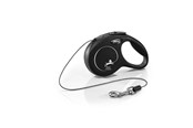 Hunde - Flexi New CLASSIC XS Cord Leash 3m 8kg Black - H7840S
