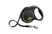 Hunde - Flexi Black Design M leash 5 m 25 kg green - H78015G