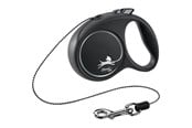 Hunde - Flexi Black Design XS leash 3 m 8 kg black - H78011S