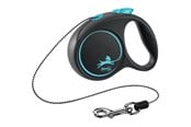 Hunde - Flexi Black Design XS leash 3 m 8 kg blue - H78011L
