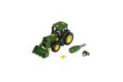 Legetøjsbil - Theo Klein John Deere Tractor w/ Front Loader and Weight - 3903