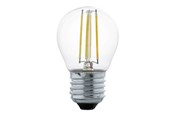 Lyskilder - EGLO LED pære G45 Krone 4W/827 350 lumen klar E27 - 110006