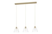 Lamper - EGLO COPLEY langsbordspendel, guld/klar - 43634
