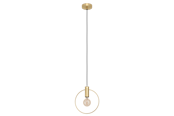 Lamper - EGLO MANIZALES pendel, børstet messing - 98834