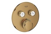 Brus og monteringstilbehør	 - Grohe Grohtherm SmartControl Termostat til indbygning med to ventiler, børstet cool sunrise - 29119GN0