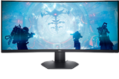 Skærm - 34" Dell S3422DWG - 3440x1440 (UWQHD) - 144Hz - VA *DEMO* - DELL-S3422DWG
