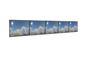 Vægbeslag, AV-Beslag & AV-Møbler - HI-ND Videorow - mounting kit - for 5x1 video wall (landscape) - Max 60 kg - recommended for 43" - VR4300-0501