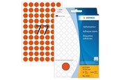 Papir, Fotopapir og Etiketter - HERMA 2232 Multi-purpose labels / colour dots Ø 13 mm round red permanent adhesion for hand lettering - 2232