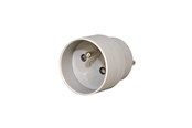 Afbrydermateriel - Gripo Hybridstikprop Schuko/DK, Grå - 5709119075408