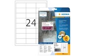 Papir, Fotopapir og Etiketter - HERMA Weatherproof film labels A4 66 x 33.8 mm white extremely strong adhesion - 4582