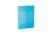 Mapper og Clipboards - HERMA Elasticated folder A4 PP translucent light blue - 19506