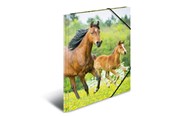 Mapper og Clipboards - HERMA Elasticated folder A4 PP Horses - 7140