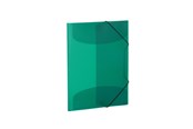 Mapper og Clipboards - HERMA Elasticated folder A3 PP translucent dark green - 19521