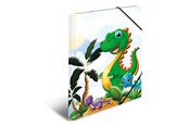 Mapper og Clipboards - HERMA Elasticated folder A4 Cardboard Dinos - 19785