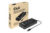 Dockingstation - Club 3D CSV-1595 - docking station - USB-C 3.2 Gen 1 - 2 x HDMI - GigE - CSV-1595