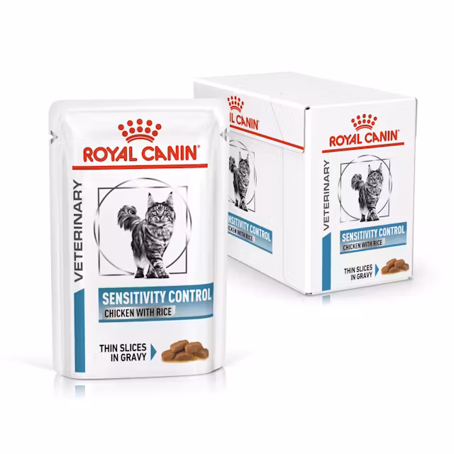Katte - Royal Canin Sensitivity Control Chicken with Rice Thin Slices In Gravy 85g (12-Pack) - 9003579011423