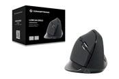 Mus - Conceptronic LORCAN03B ERGO - vertical mouse - Bluetooth 5.2 - black - Vertical mouse - Optisk - 6 knapper - Sort - LORCAN03B