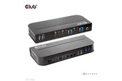 KVM-switch - Club 3D CSV-1382 - KVM / audio switch - 2 ports - CSV-1382