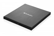 Optiske Drev (DVD / BR / Floppy) - Verbatim Mobile PCPE-FCDVR06 - Bluray-BDRW (Brænder) - USB 3.0 - Sort - 43890