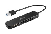 Hukommelseskort - adapter og kortlæser - Sandberg USB 3.0 Pocket Card Reader - 134-32