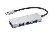 USB hub - Sandberg USB-C Hub 1xUSB3.0+3x2.0 SAVER USB hub - 4 ports - Grå - 336-32